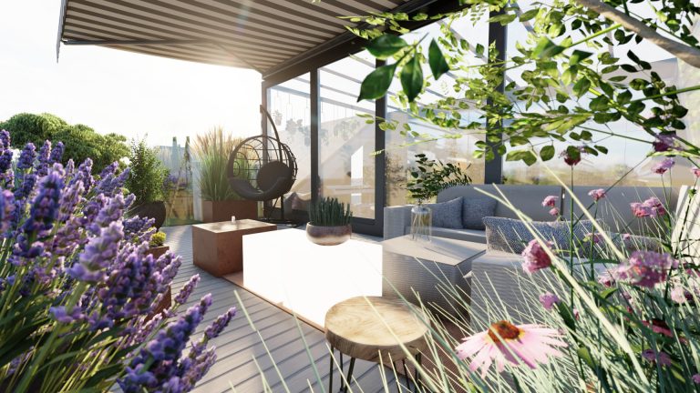 Projekt przestrzeni: Ogród na dachu
